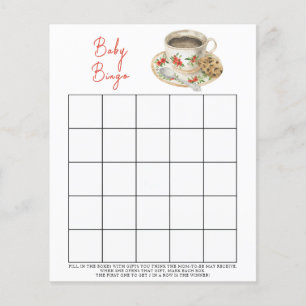 Lámina Bebé está preparando café Bebé ducha bingo