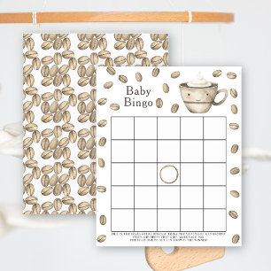 Lámina Bebé está preparando café Bebé ducha bingo