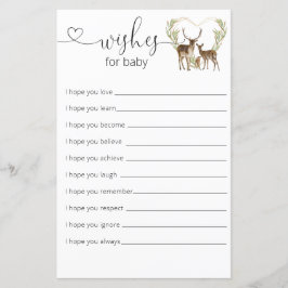 Lámina Bebé, hace frío fuera de los deseos de Baby Shower