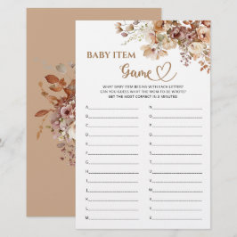 Lámina Bebé juego de artículos para bebé en Baby Shower e