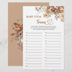 Lámina Bebé juego de artículos para bebé en Baby Shower e