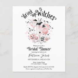 Lámina Bebe las brujas Bridal Shower Budget Invitaciones