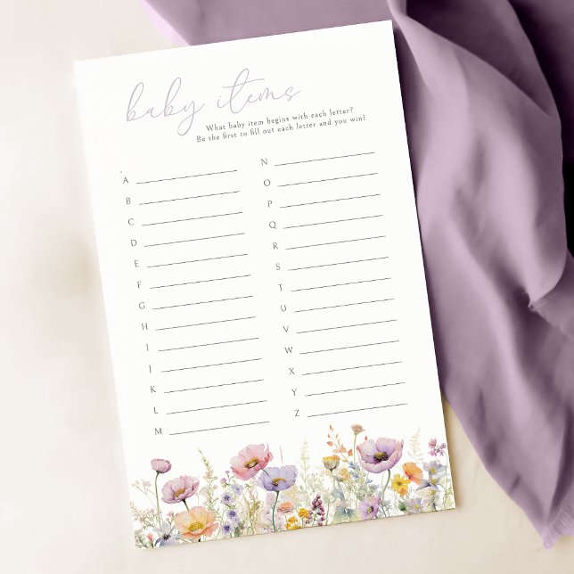 Lámina Bebé morado en flor silvestre juego de artículos p (Subido por el creador)