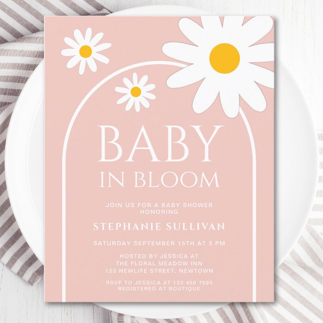 Lámina Bebé presupuestal en la invitación de Baby Shower  (Subido por el creador)