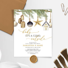 Lámina Bebe presupuestal es una invitación fría fuera de 