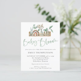 Lámina Bebé Presupuestario En Bloom Boho Shelf Invitado E