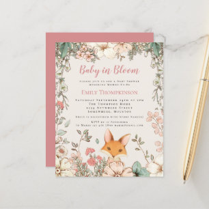 Lámina Bebé Presupuestario En La Invitación De Baby Showe