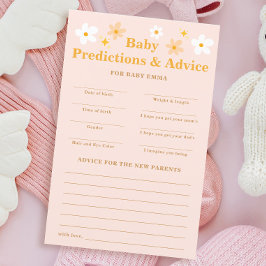 Lámina Bebé Rosado En Bloom Juego De Consejos De Predicci