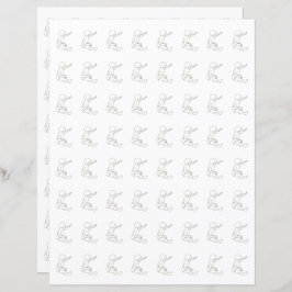 Lámina Bebé sosteniendo martillo, papel de scrapbook