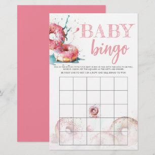 Lámina Bebé Sprinkle Bingo Bebé Juego de Baby Shower