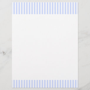 Lámina Bebé Tender Blue Pale Sky Blue and White Stripe