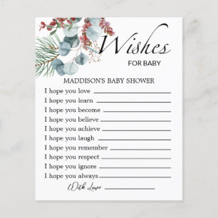 Lámina Bebé verde hace frío afuera deseando un bebé