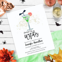 Bebe Whitches Bridal Shower Invitaciones presupues