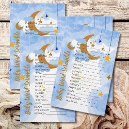 Lámina Bebé Word Scramble Twinkle Twinkle Little Star