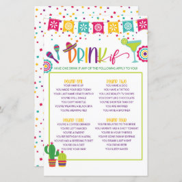 Lámina Beber si juego - Fiesta WH