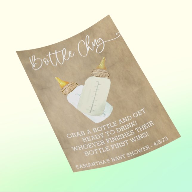 Lámina Bebida de botella de bebé fuera del juego Chug de  (Subido por el creador)
