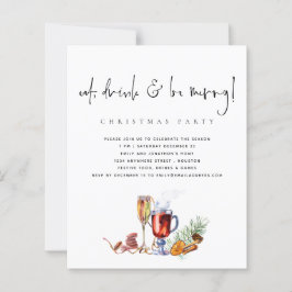 Lámina Bebida de consumo de presupuesto invita a Fiesta n