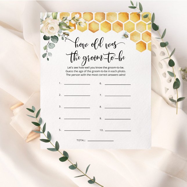 Lámina Bee ¿Cuántos años tenía el novio para ser duchador (Subido por el creador)