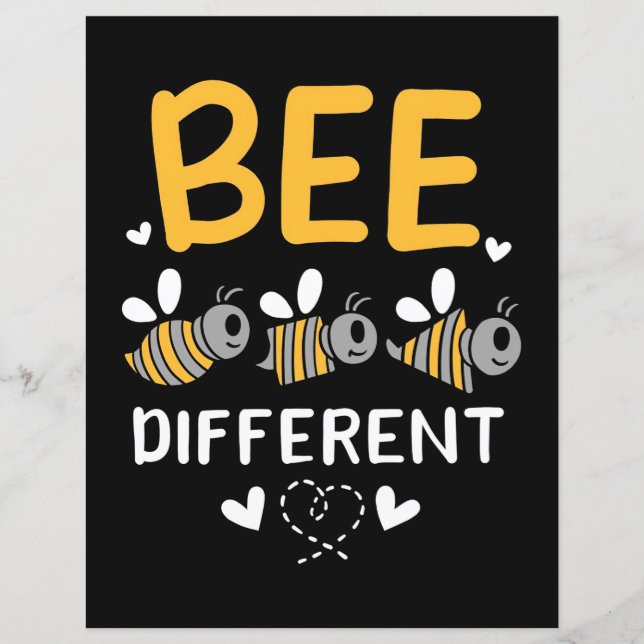 Lámina Bee Diferente (Anverso)
