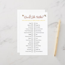 Bee "Prefiere Ella" Juego De Ducha De Novias