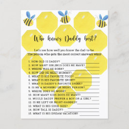 Lámina Bee - Quién conoce el mejor juego de DADDY