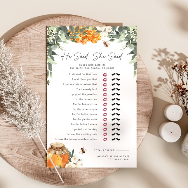 Lámina Bee Them Dijo Que Dijo Que El Juego De La Ducha De (Subido por el creador)