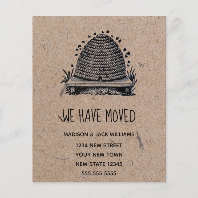 Lámina Beehive de presupuesto nueva casa | Cambio de dire (Anverso)