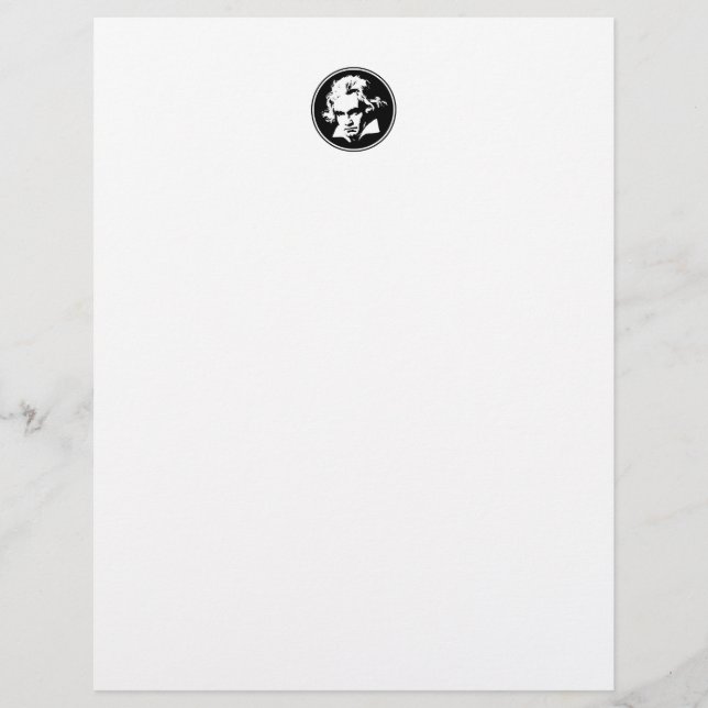 Lámina Beethoven Stationery (Anverso)