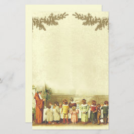 Lámina Beige de Navidad vintage