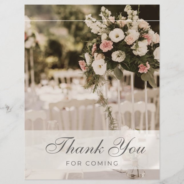 Lámina Beige Pastel Elegant Gracias (Anverso)