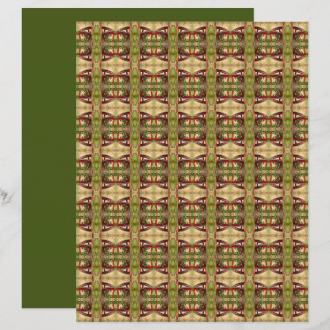 Lámina Bernie Scrapbook Paper III (Anverso / Reverso)