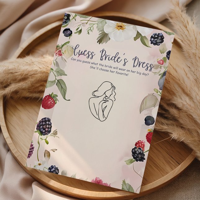 Lámina Berry Botanical Guess Bride’s Dress Game (Subido por el creador)