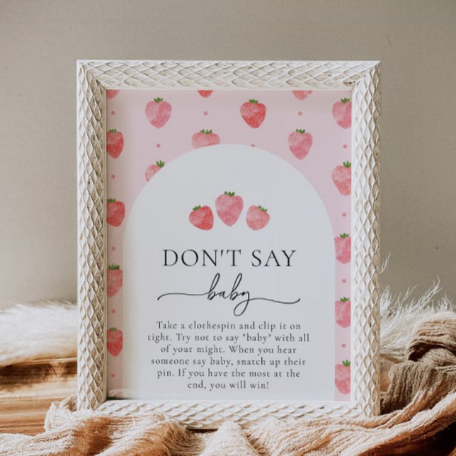 Lámina Berry no digas Rótulo de juego para bebés (Subido por el creador)