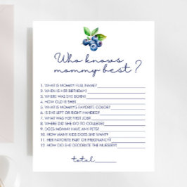 Lámina Berry Sweet quien conoce a mamá mejor juego de Bab