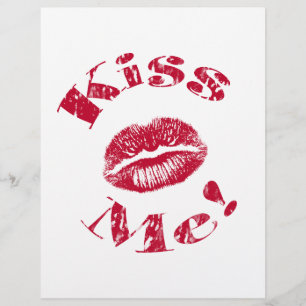 Lámina ¡Bésame! Labios Rojos