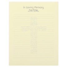 Biblia Verses John14 Funeral Book Filler Page 12