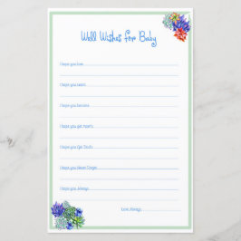 Lámina Bien Desea Una Actividad De Baby Shower Satisfacto