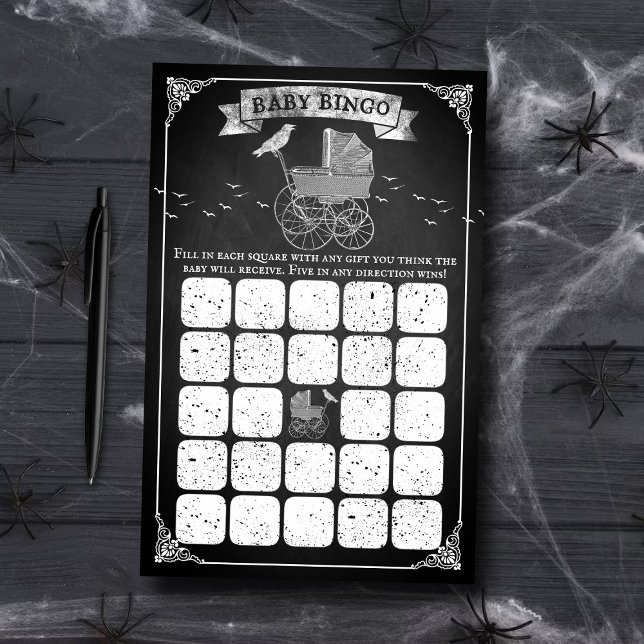 Lámina Bingo de Baby Shower de Halloween (Subido por el creador)