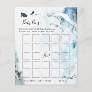 Lámina Bingo de Bebé   Juego para Baby Shower con tema de
