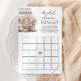 Lámina Bingo de novia fuera del juego de ducha de novia e