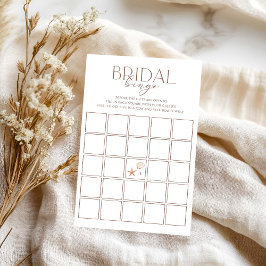 Lámina Bingo de novias en verano costero