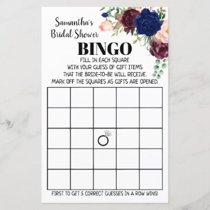 Lámina Bingo español español español Bridal Duchet Marina