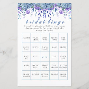 Lámina Bingo Moral Floral Bridal Shower