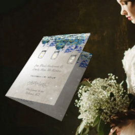 Lámina Black Font Mason Jar Peacock Program