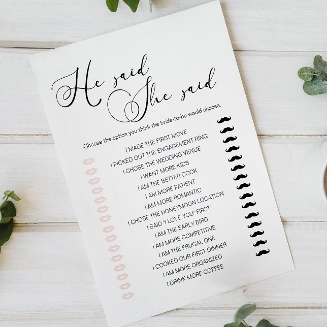 Lámina Black Modern Simple Script Game Dijo Que (Subido por el creador)