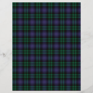 Lámina Black Watch Tartan, Plaid Scrapbook Paper