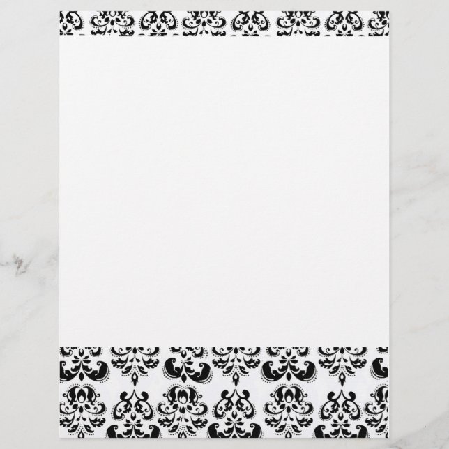 LÁMINA BLANCO NEGRO ANS DAMASK (Anverso)