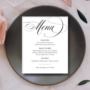Lámina Blanco y negro   Boda clásico de elegancia italian