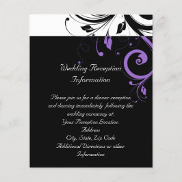 Lámina Blanco y negro con acento de nalga morado