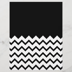 Lámina Blanco y negro. Parte Zig Zag, Parte Black.
